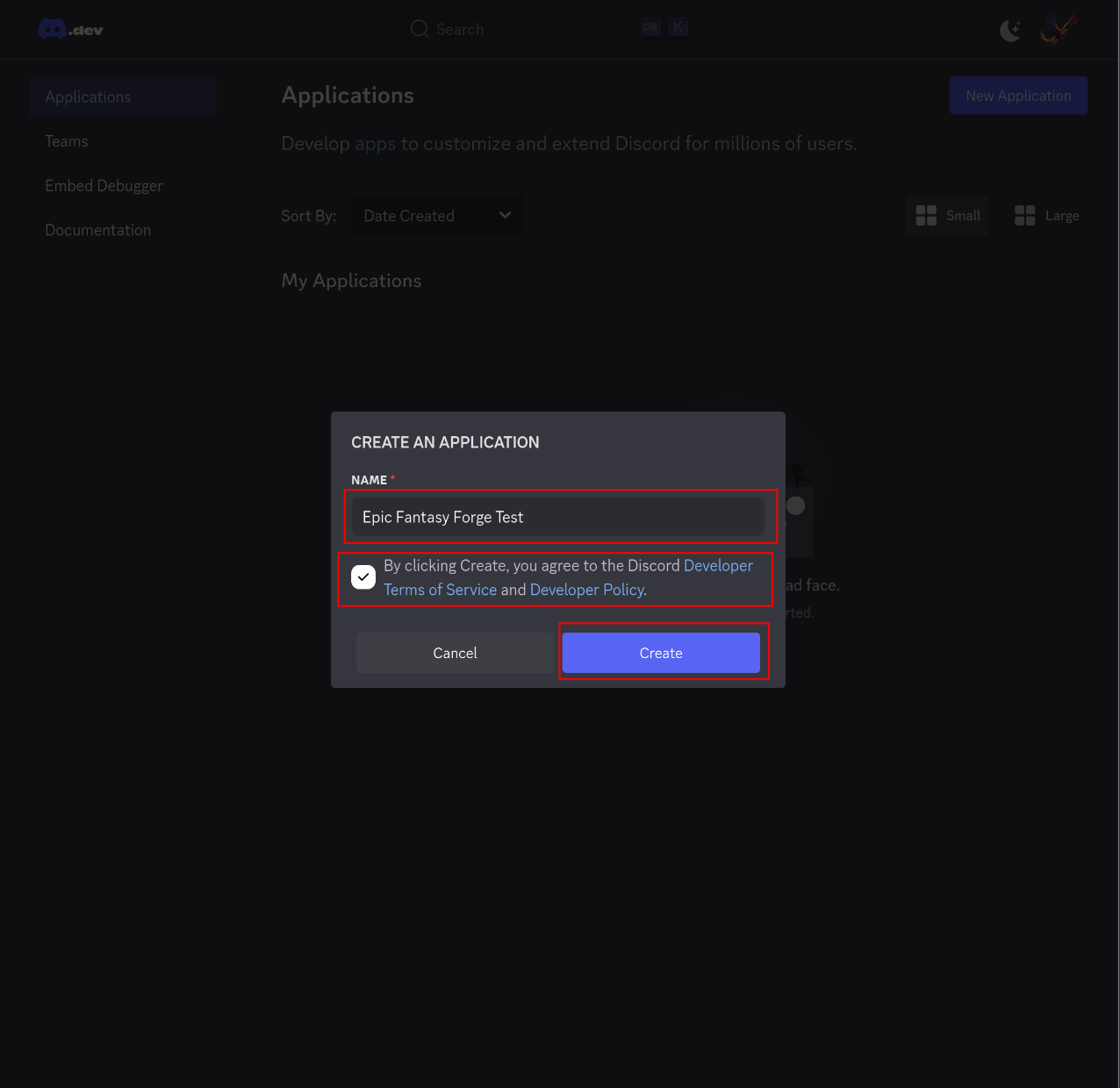 Discord Application 2