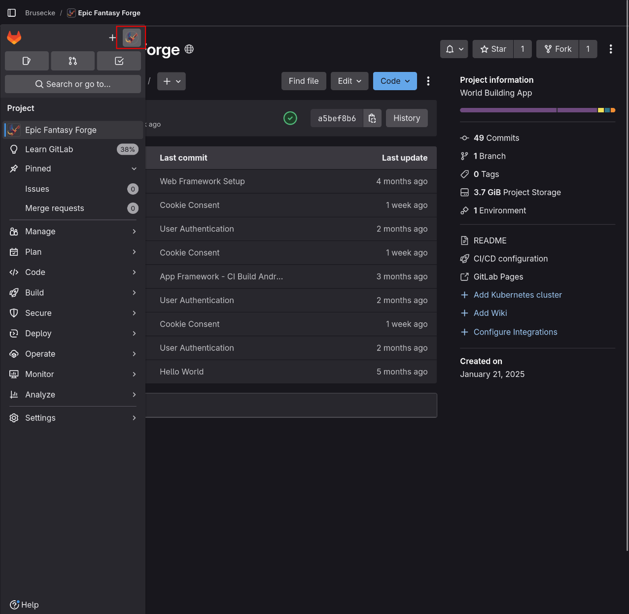GitLab Application 1