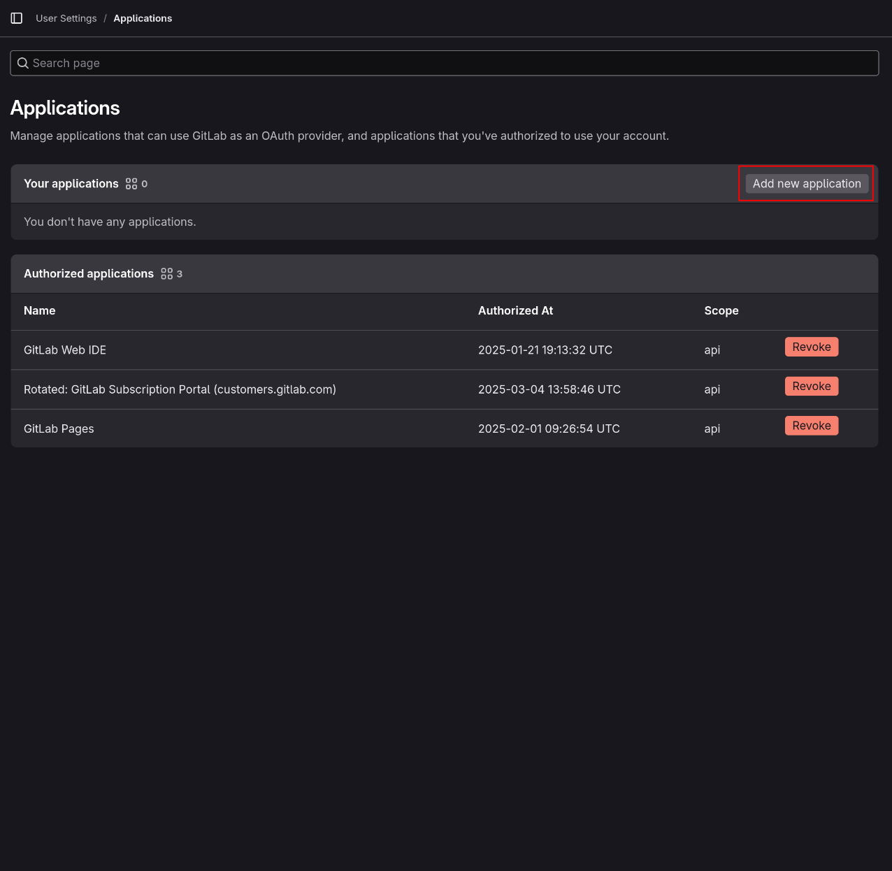 GitLab Application 4