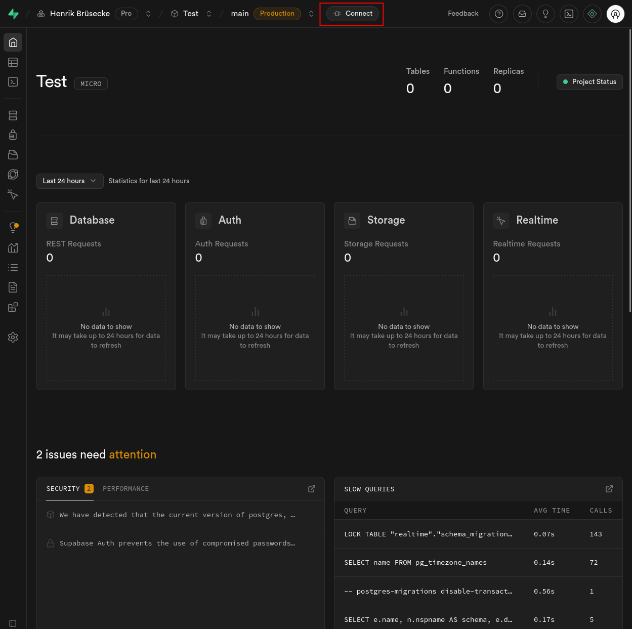 Supabase Connection Information 1