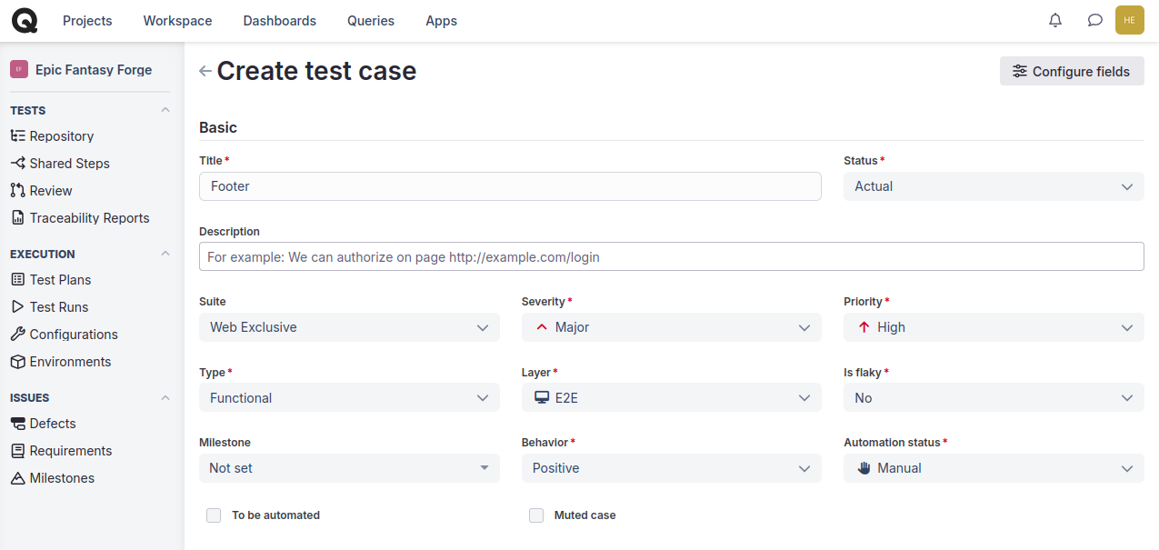 Footer Test 1