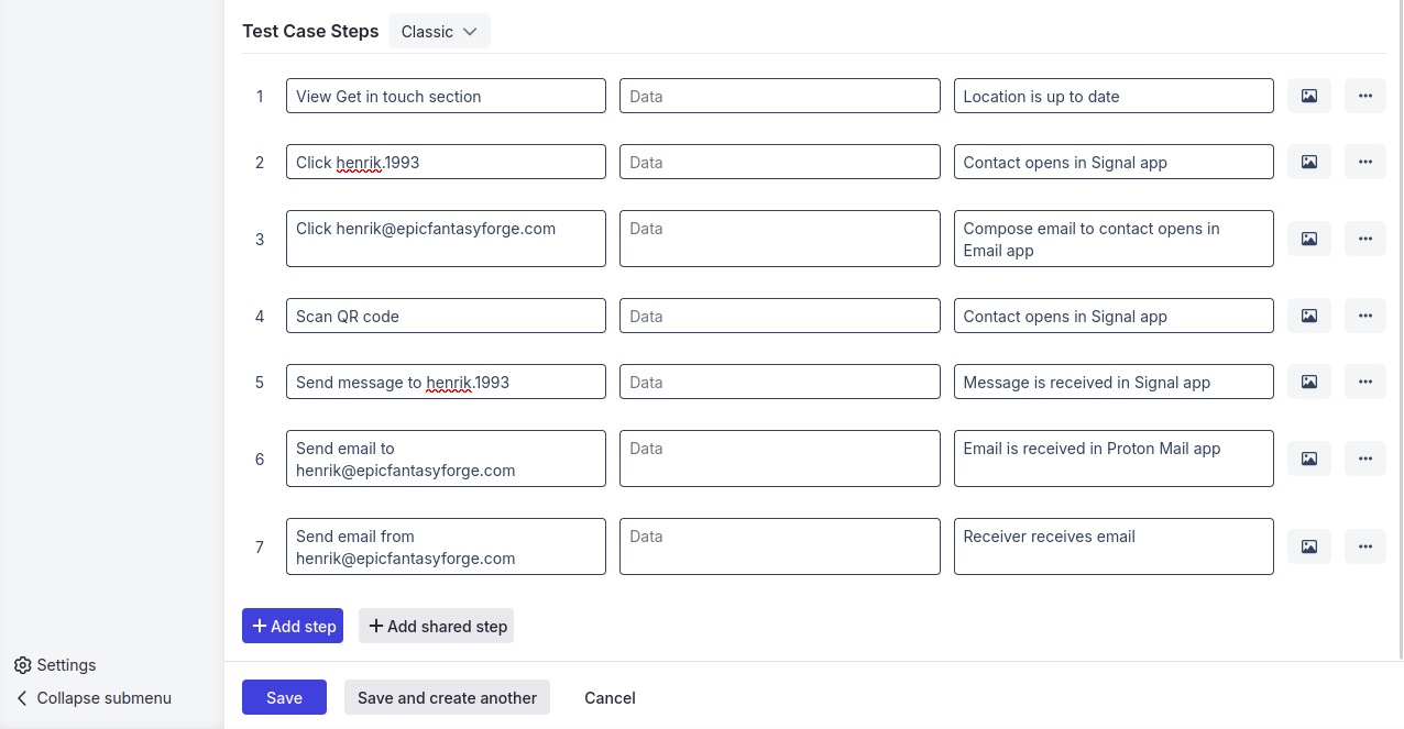 Contact Test 2