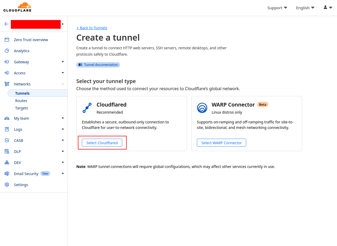 Cloudflare Tunnel 4