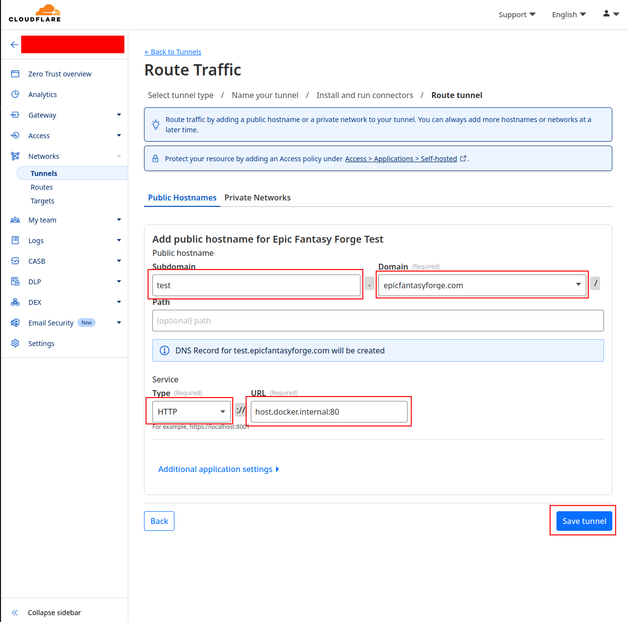 Cloudflare Tunnel 7