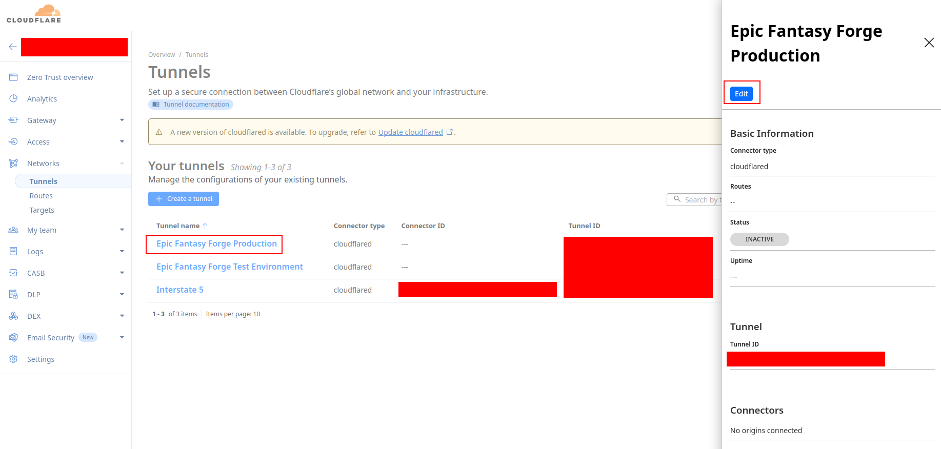 Cloudflare Tunnel 9