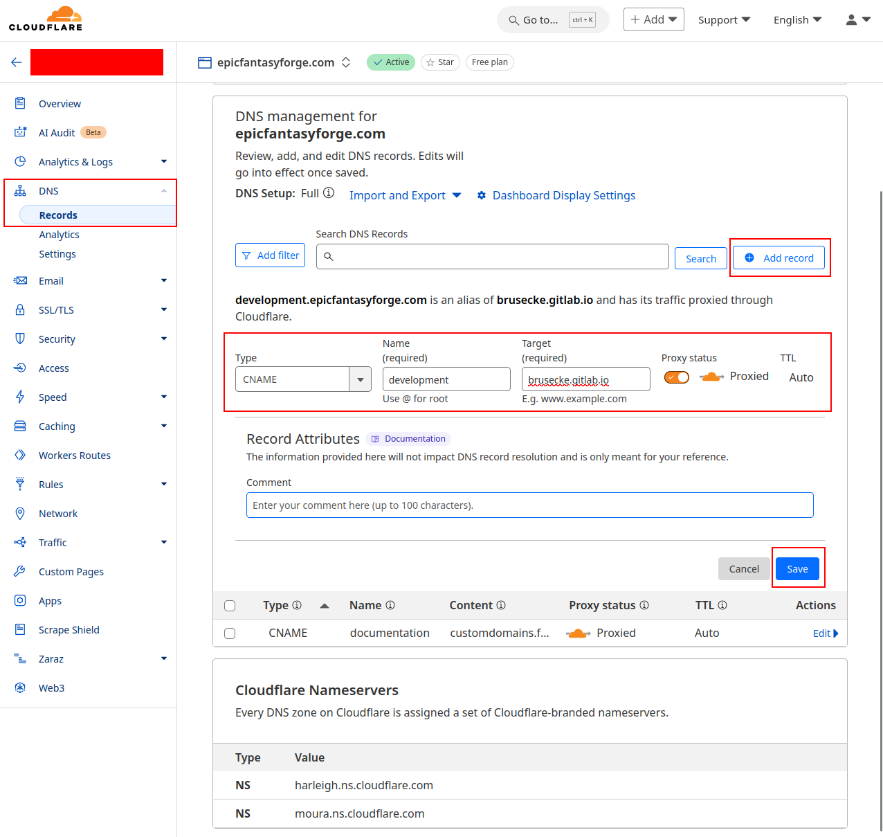 GitLab Custom Domain 4
