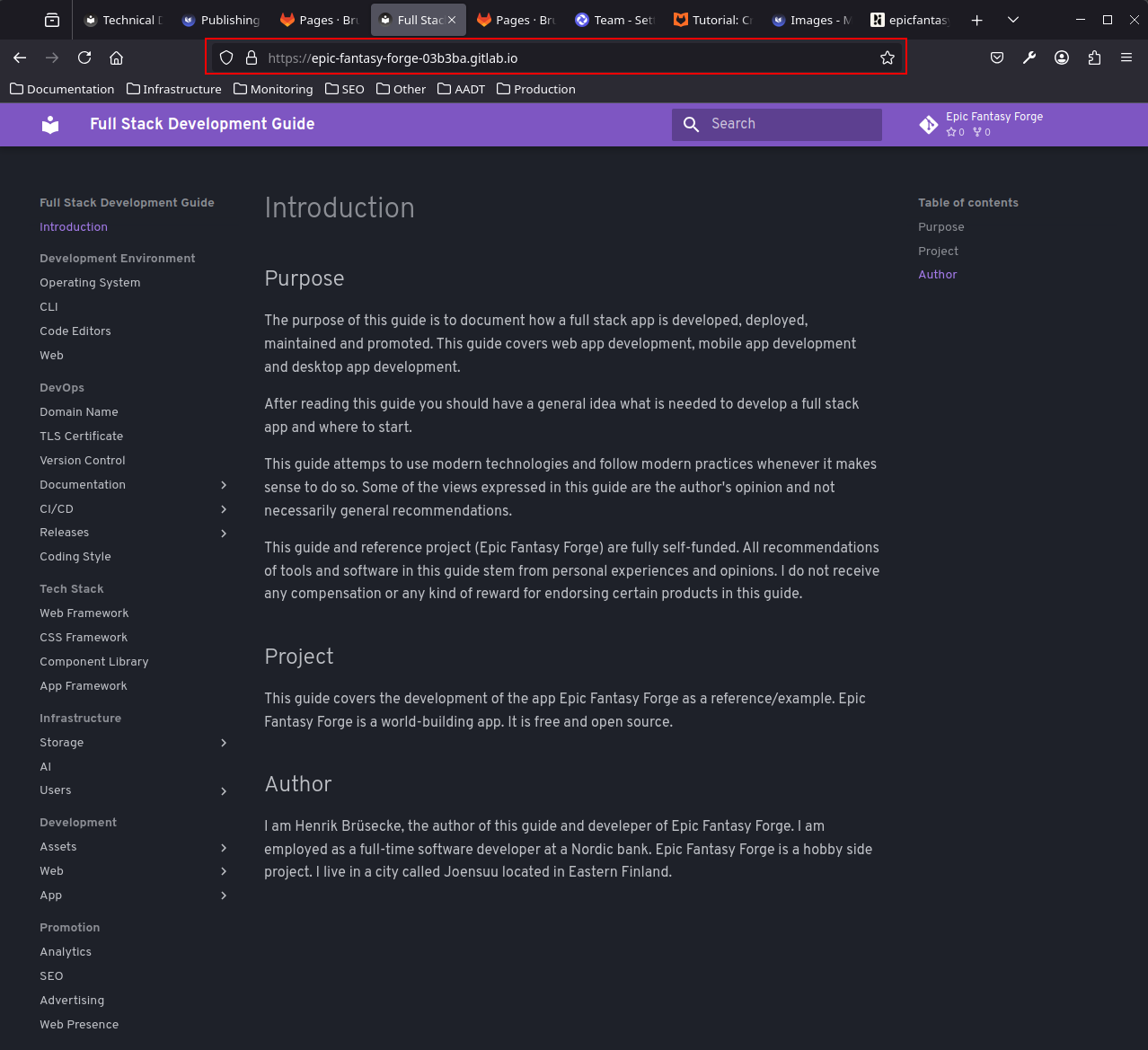 GitLab Pages 3