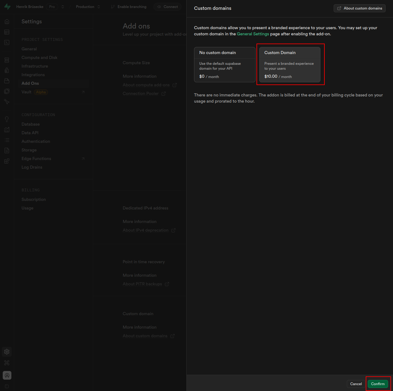 Supabase Custom Domain 2