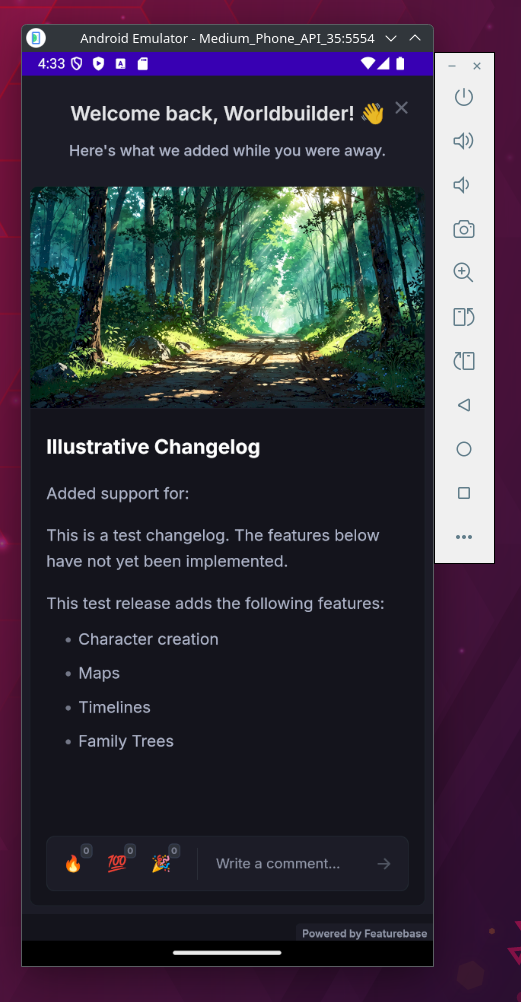 Create Changelog 4