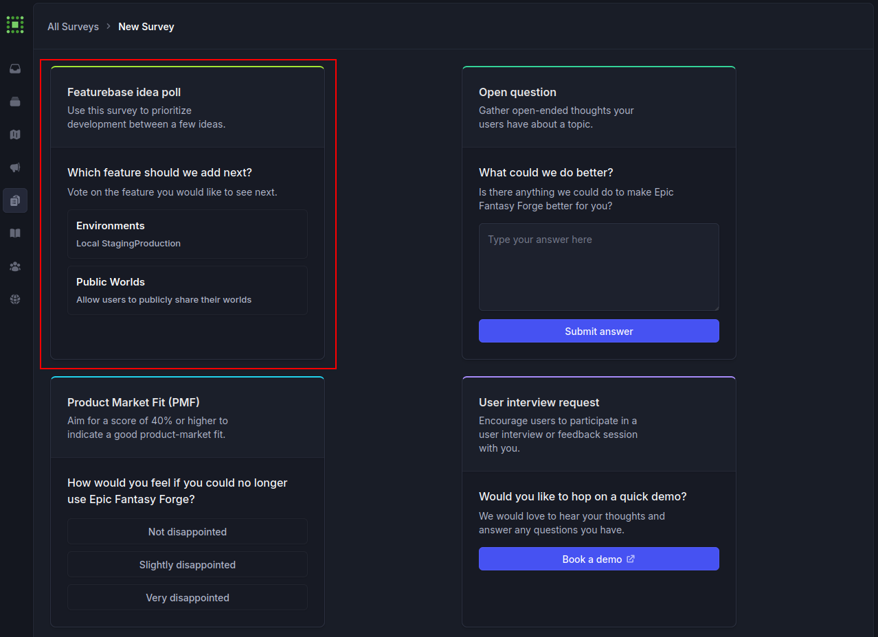 Create Survey 2