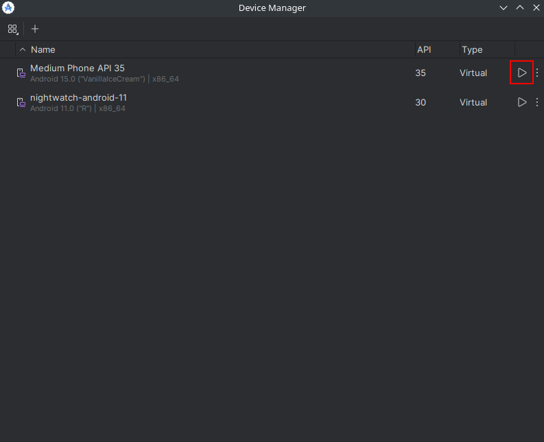 Android Emulator 2