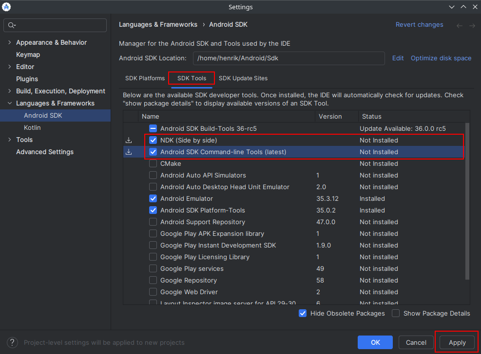 Android Studio 9