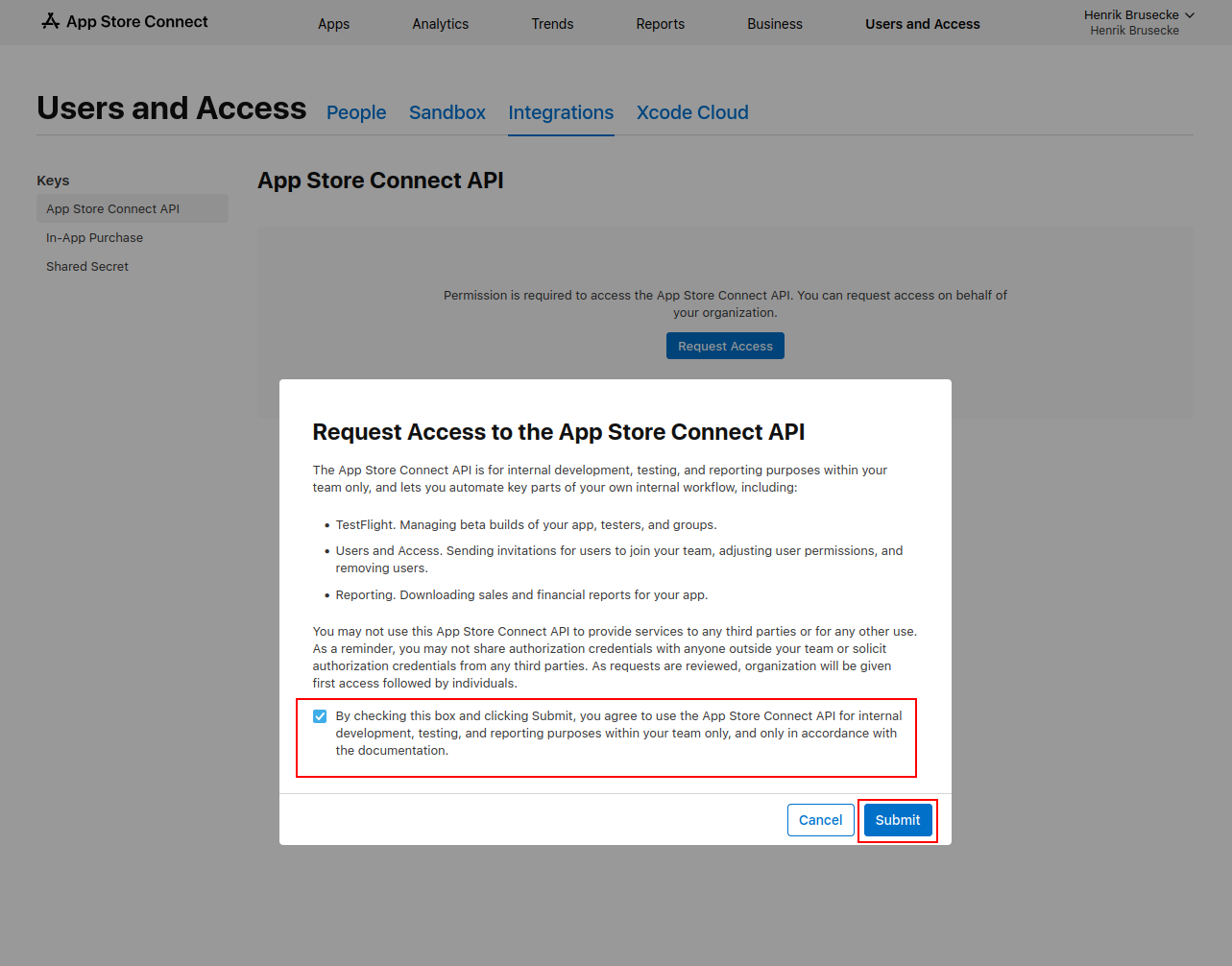 App Store Connect 3
