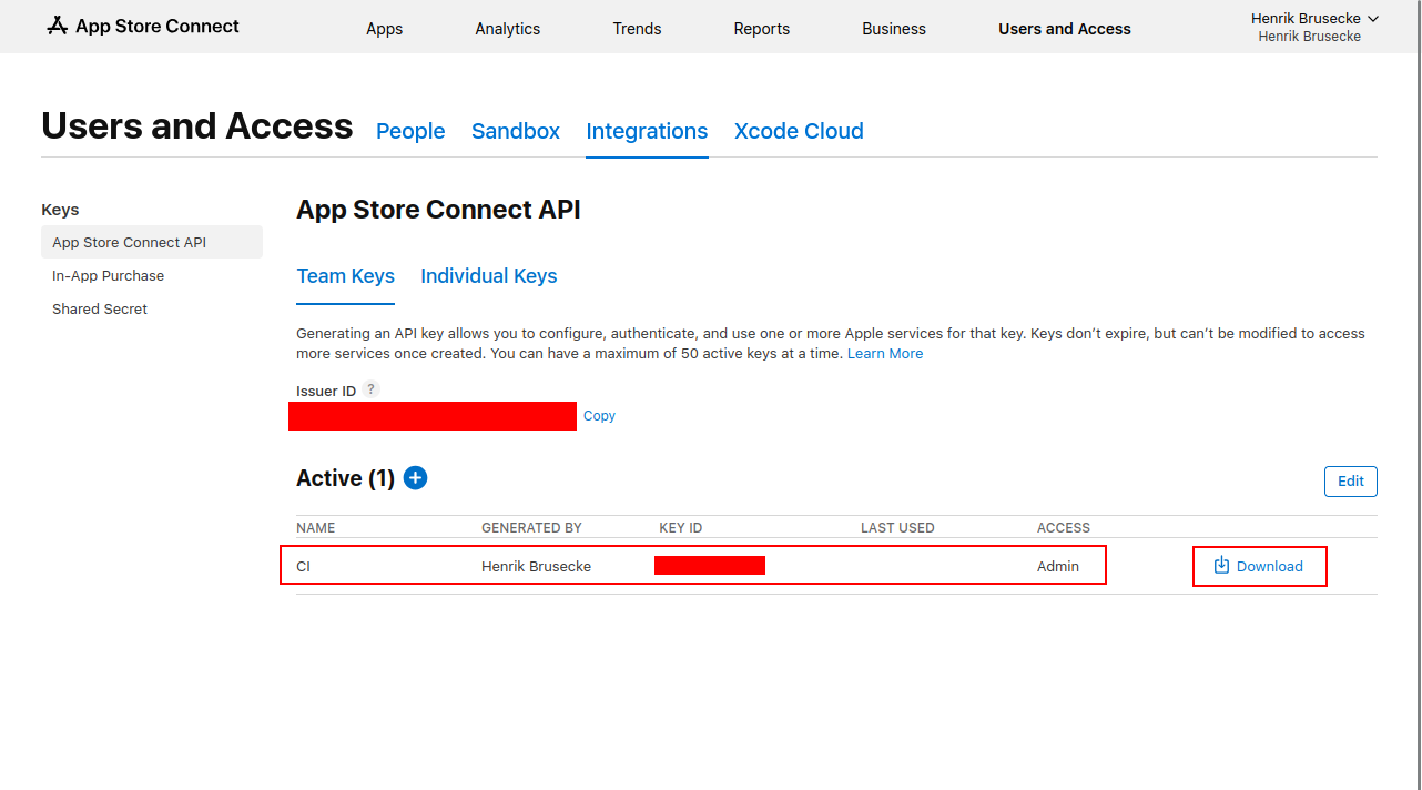 App Store Connect 6
