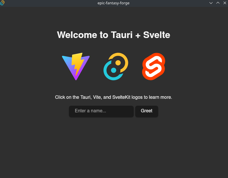 Tauri Run App
